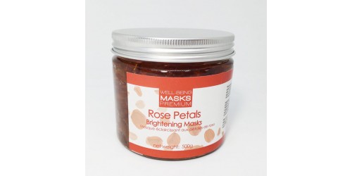 Wellbeing Masque gel éclaircissant  aux pétales de rose (500gr)